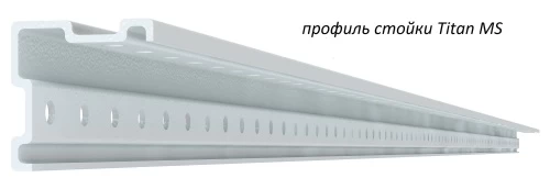 Стеллаж металлический Титан МС-750 3000x1000x700/3