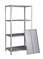 Стеллаж металлический ТС120 (1800х1200х400)/3 перф.
