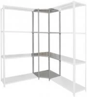 Стеллаж металлический угловой Титан МС 2500x800x600/6